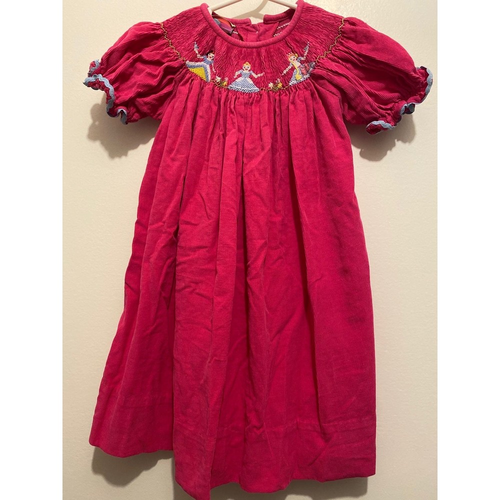 Disney Princess smocked corduroy dress by Southern tots